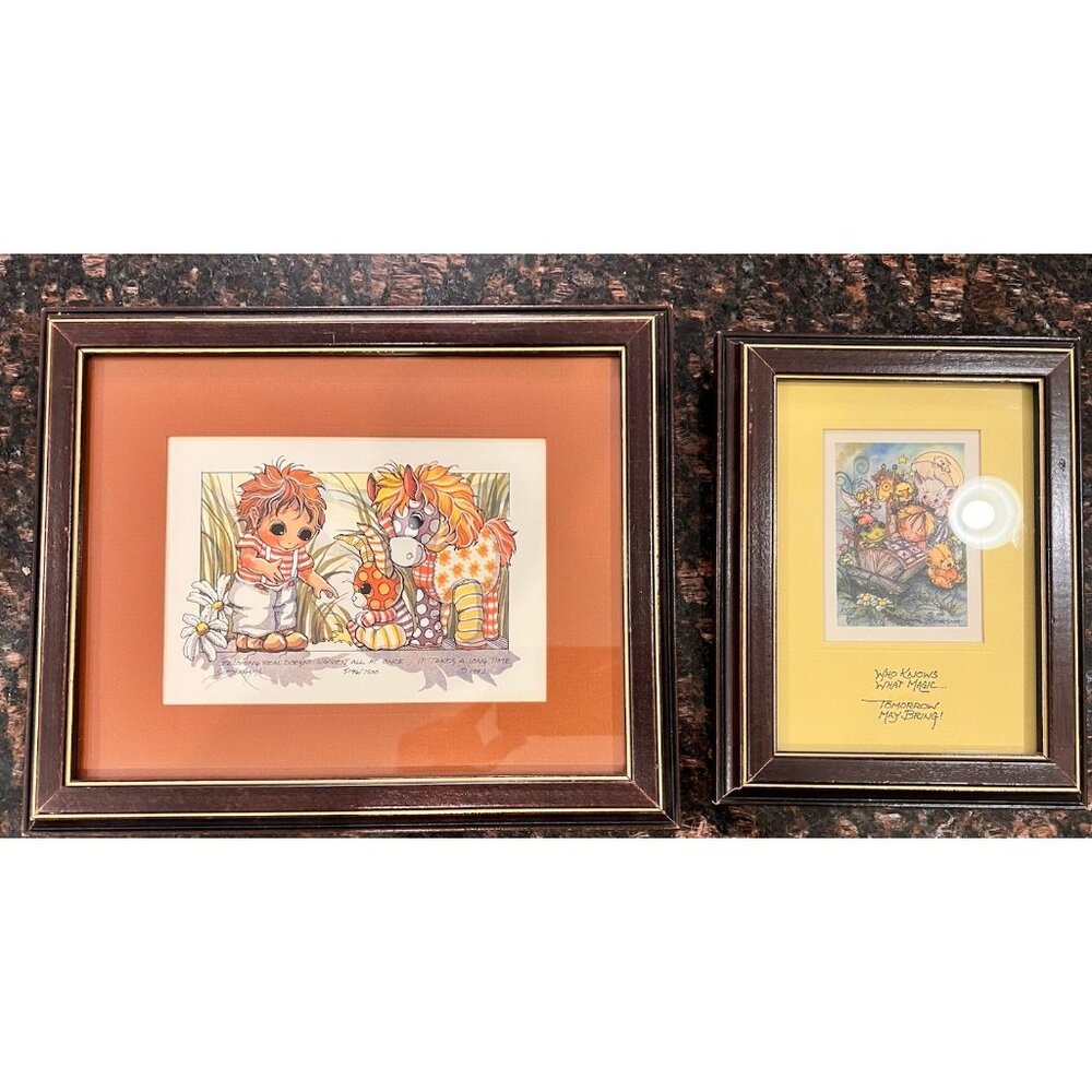 Jody Bergsma Vintage Lithographs Limited Edition 1981 1982 Lot of 2‎